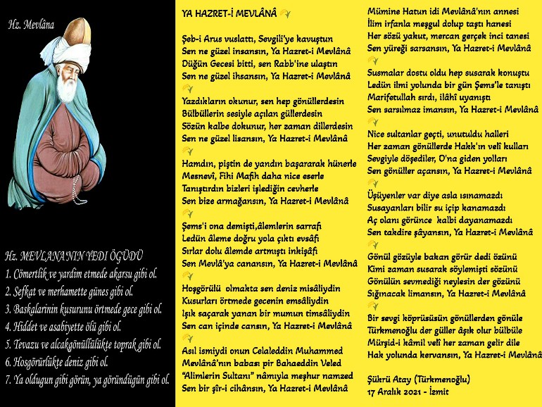 Ya Hazret-i Mevlânâ