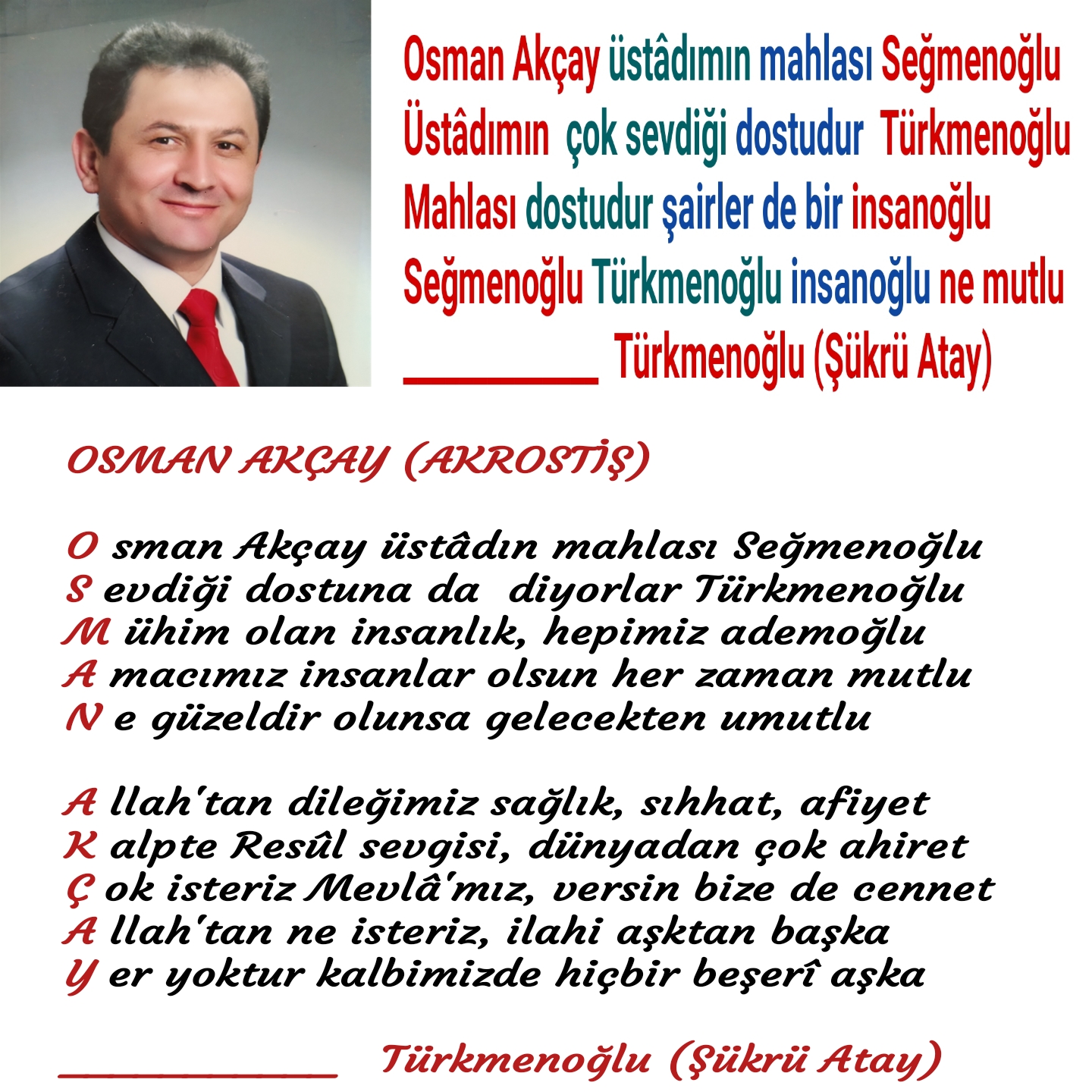 OSMAN AKÇAY (AKROSTİŞ)
