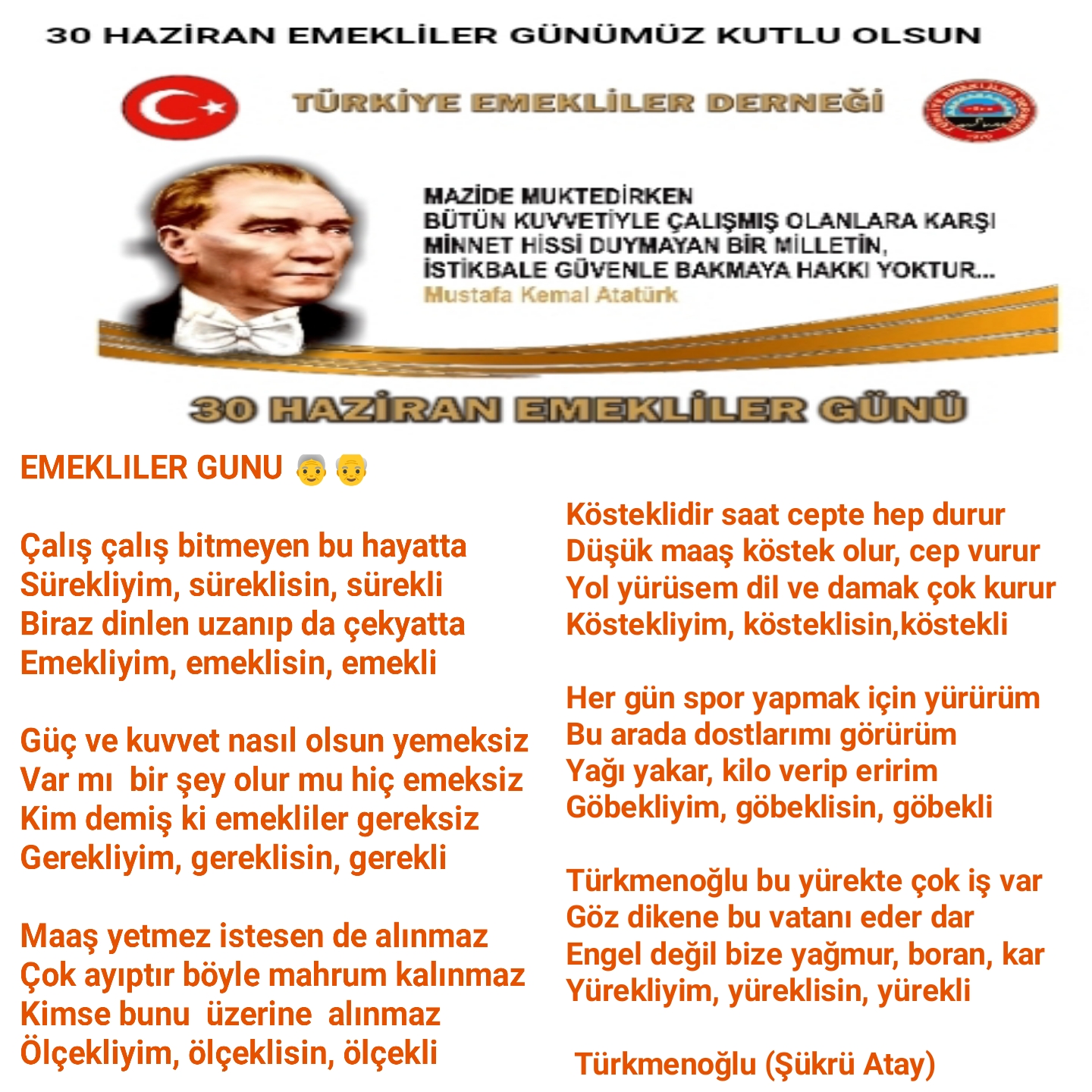 EMEKLİLER GÜNÜ