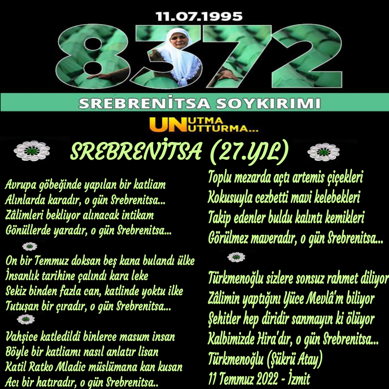 SREBRENİTSA (27.YIL ANISINA)