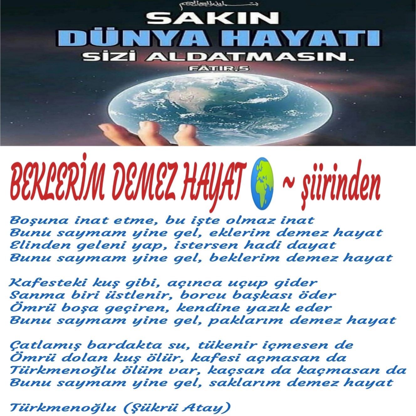 BEKLERİM DEMEZ HAYAT