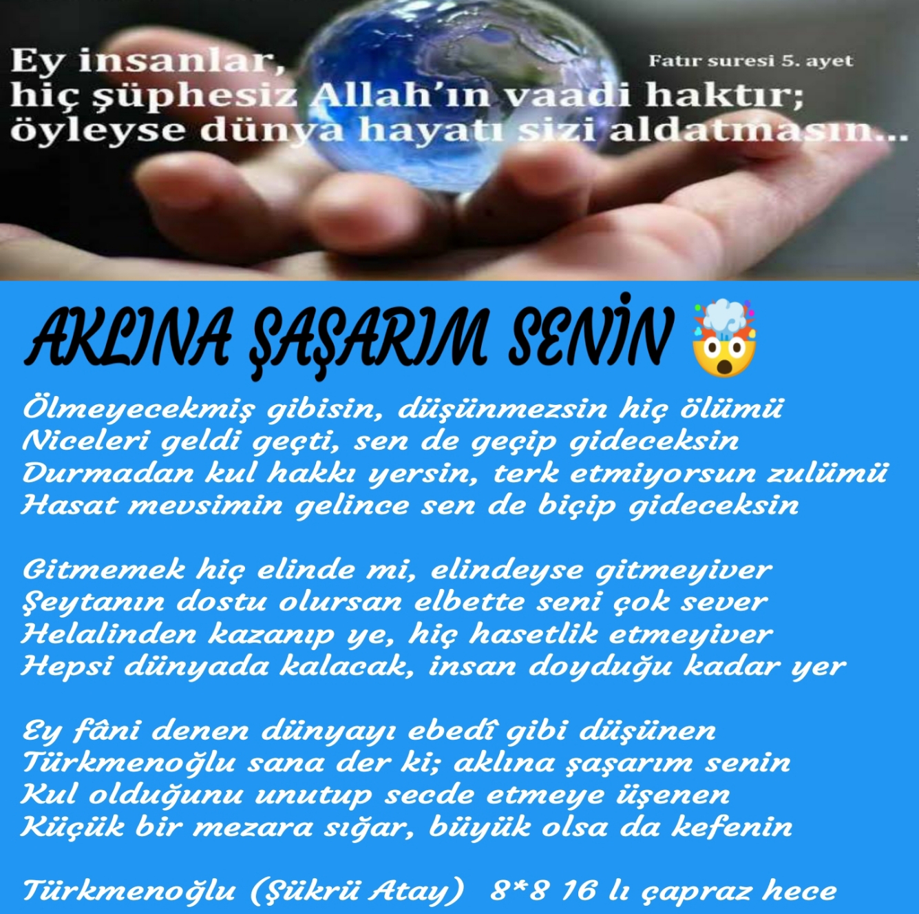 AKLINA ŞAŞARIM SENİN