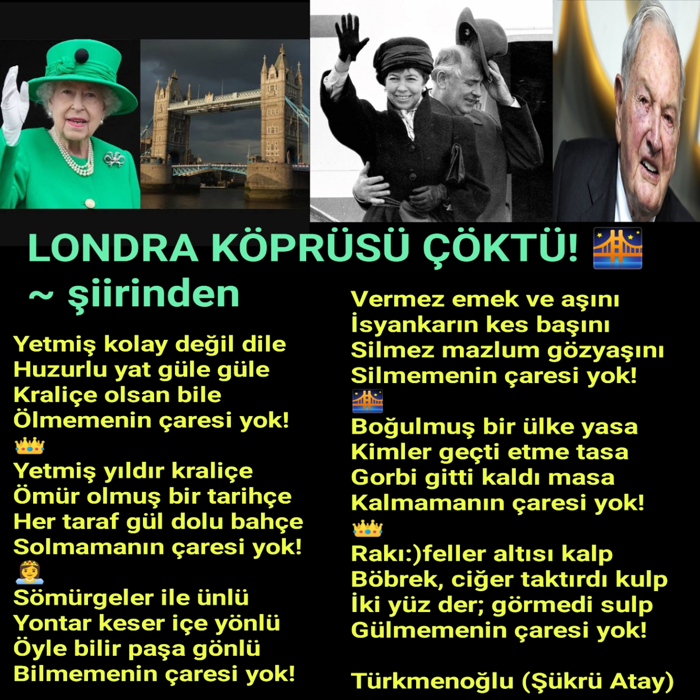 LONDRA KÖPRÜSÜ ÇÖKTÜ!