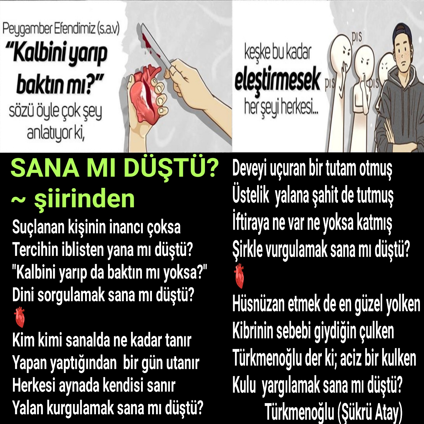 SANA MI DÜŞTÜ?