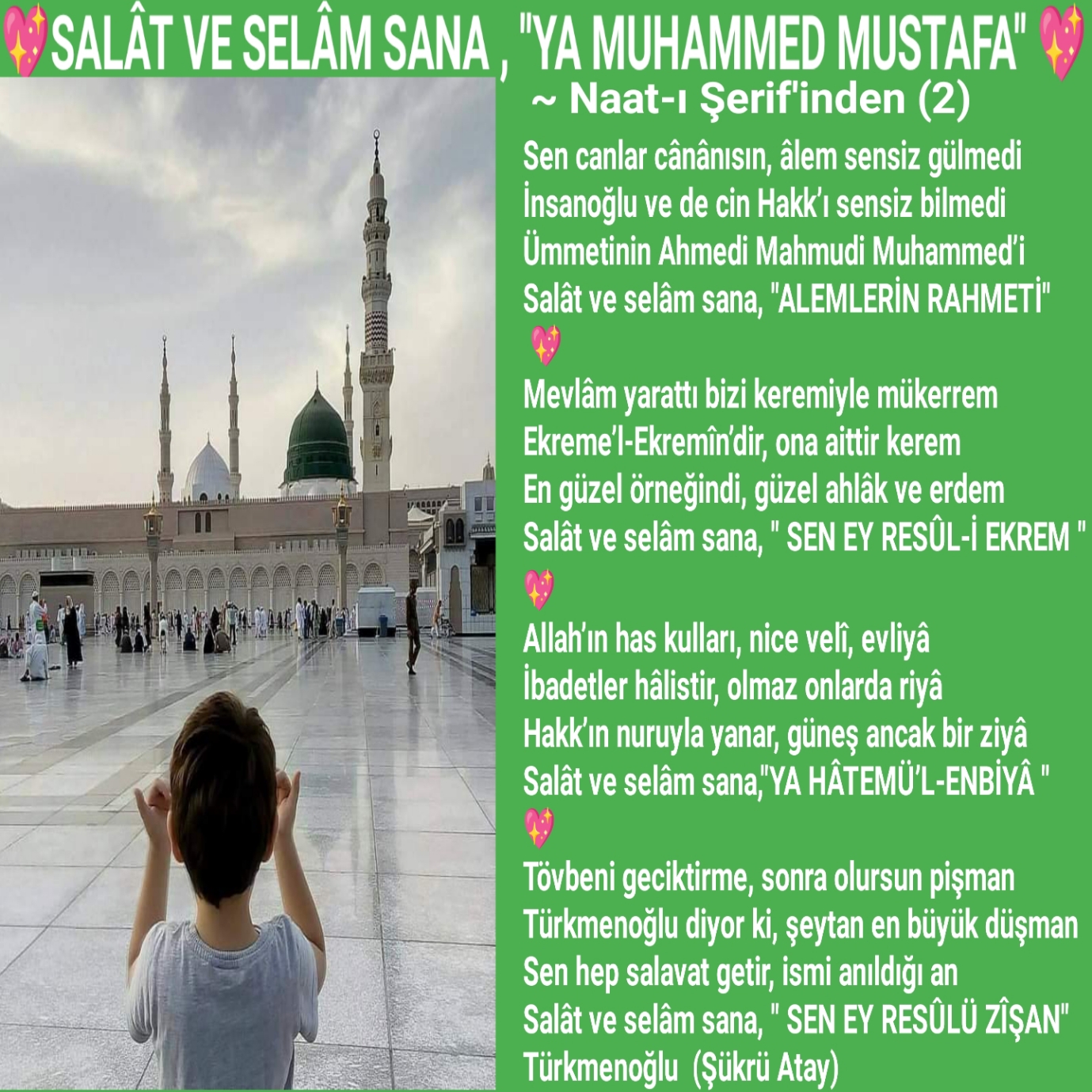 SALÂT VE SELÂM SANA , "YA MUHAMMED MUSTAFA" ( NAAT-I ŞERİF ) 2