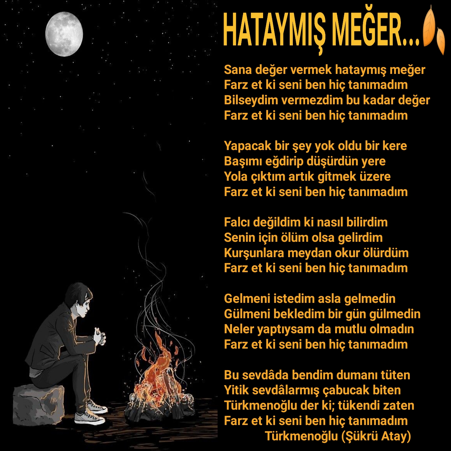 HATAYMIŞ MEĞER...