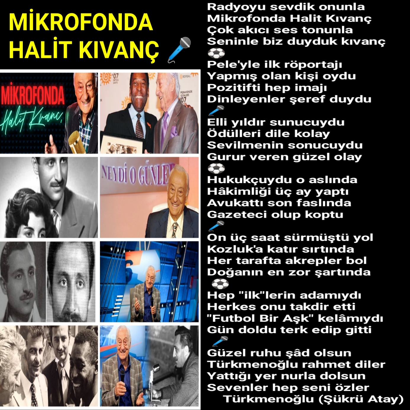 MİKROFONDA HALİT KIVANÇ