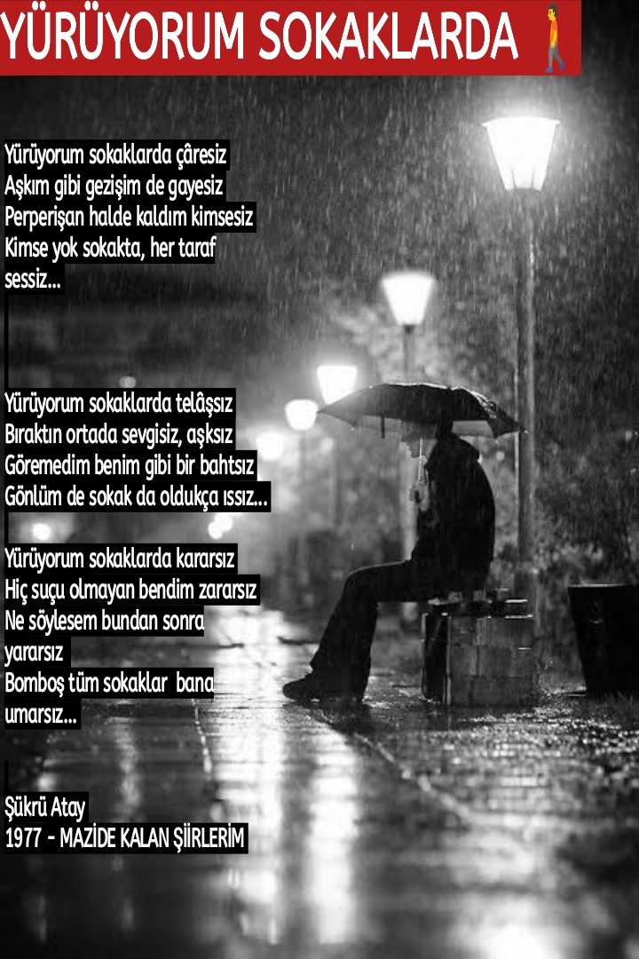 YÜRÜYORUM SOKAKLARDA