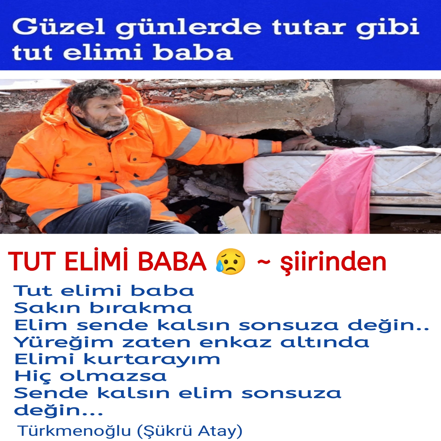 TUT ELİMİ BABA