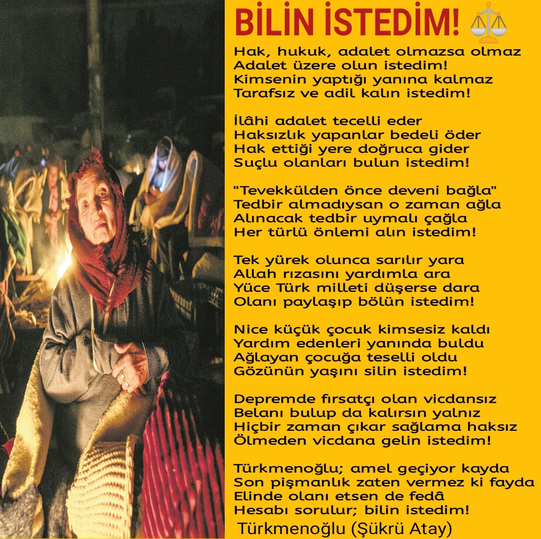 BİLİN İSTEDİM!