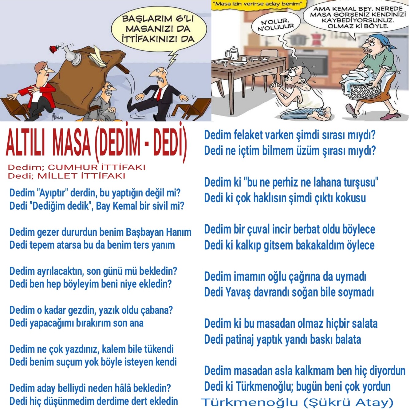 ALTILI MASA (DEDİM-DEDİ)