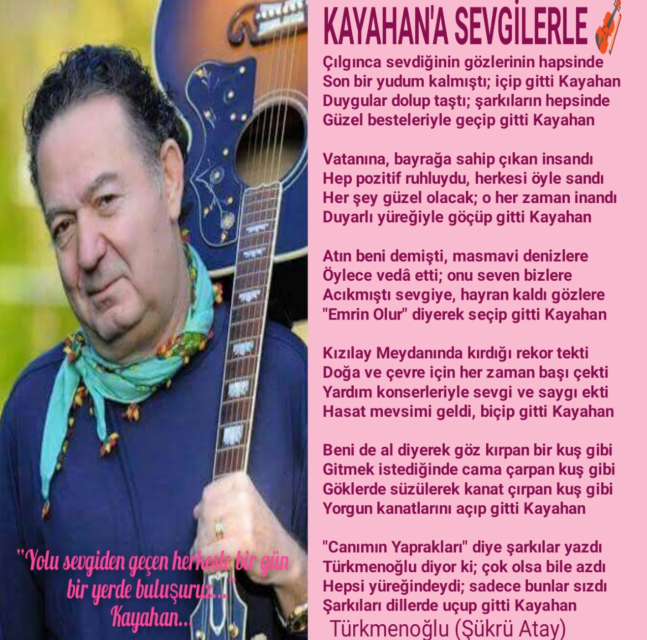 Kayahan'a Sevgilerle