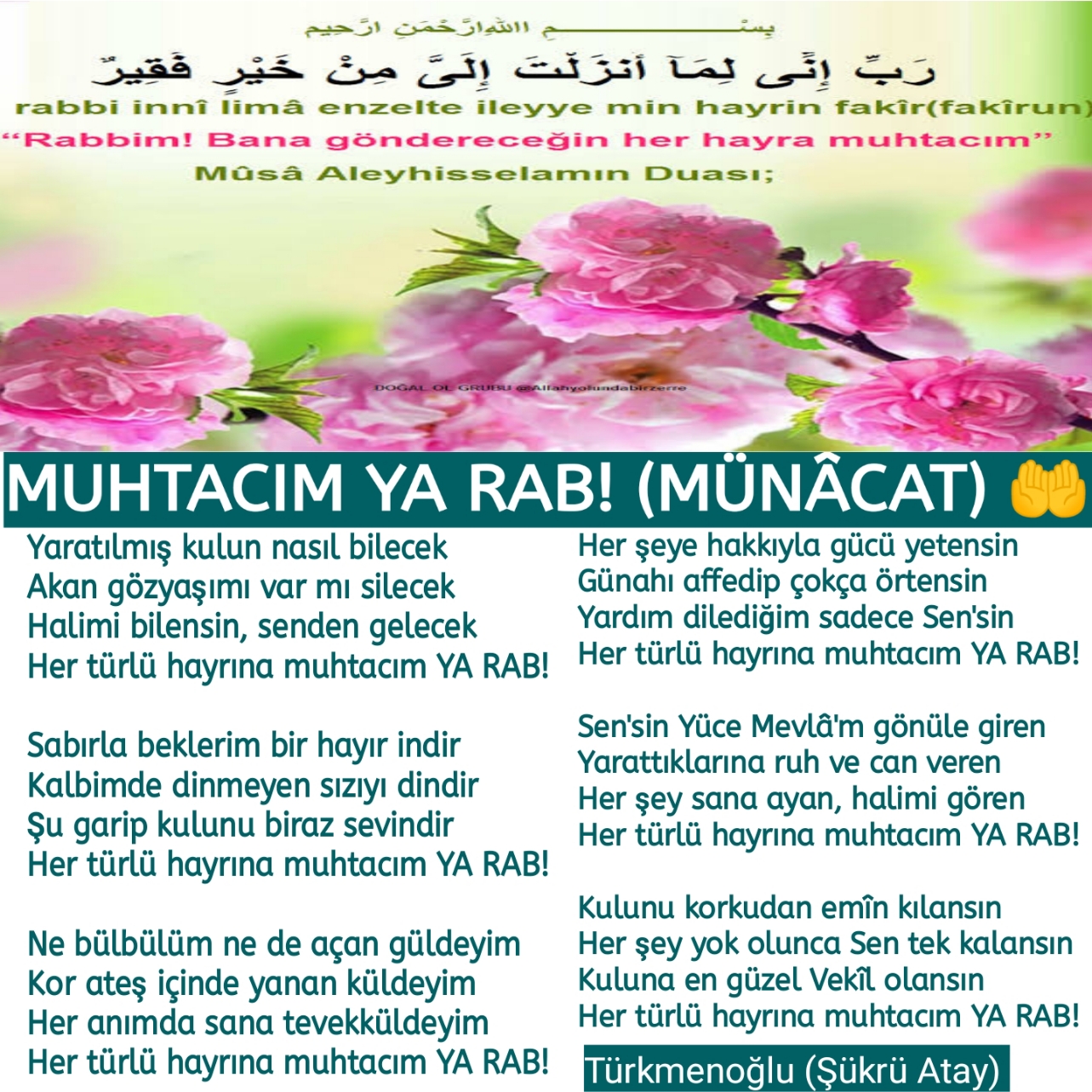 MUHTACIM YA RAB! (MÜNÂCAT)