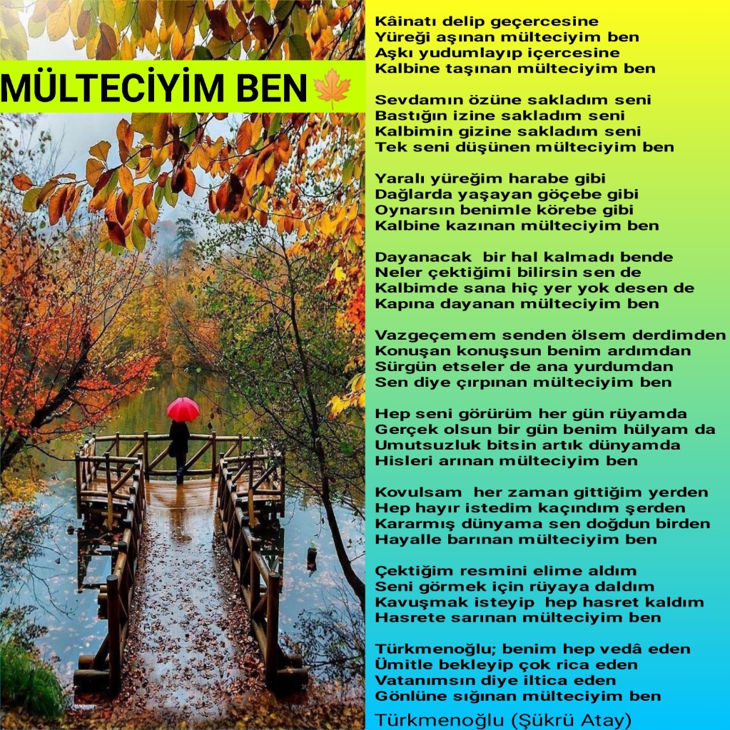 MÜLTECİYİM BEN