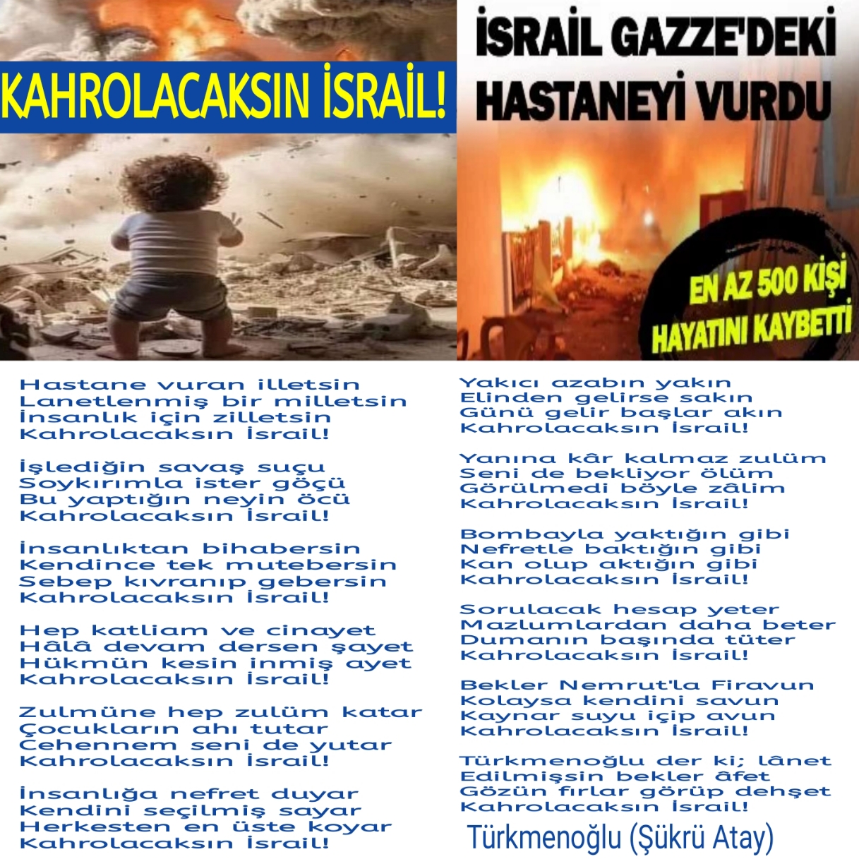 KAHROLACAKSIN İSRAİL!