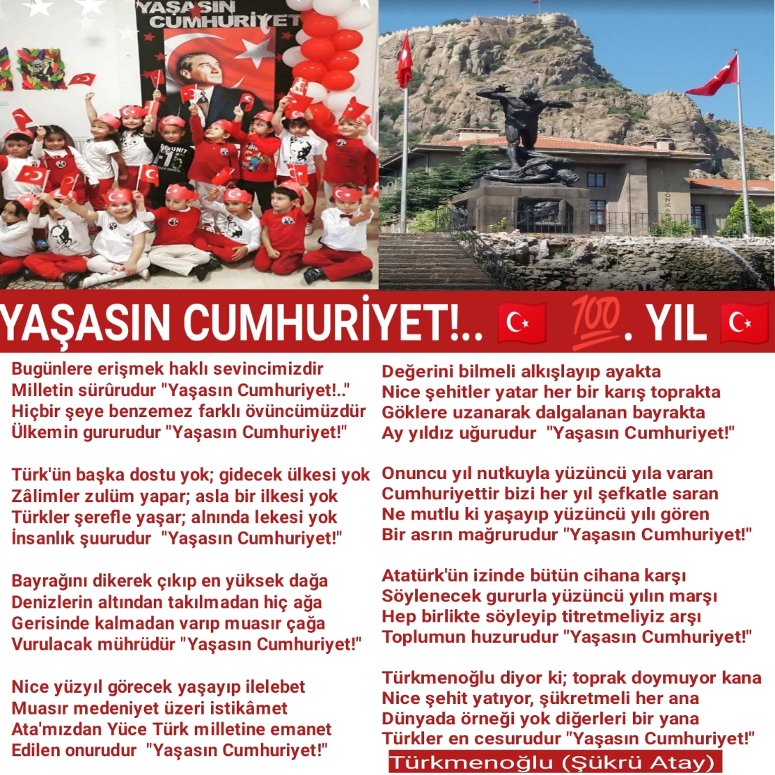 YAŞASIN CUMHURİYET!.. 100.YIL