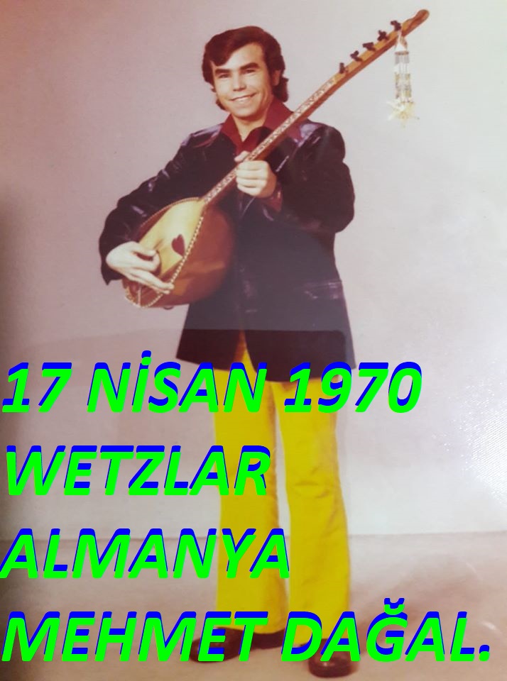 Almanya'dan Anama mektup 1970