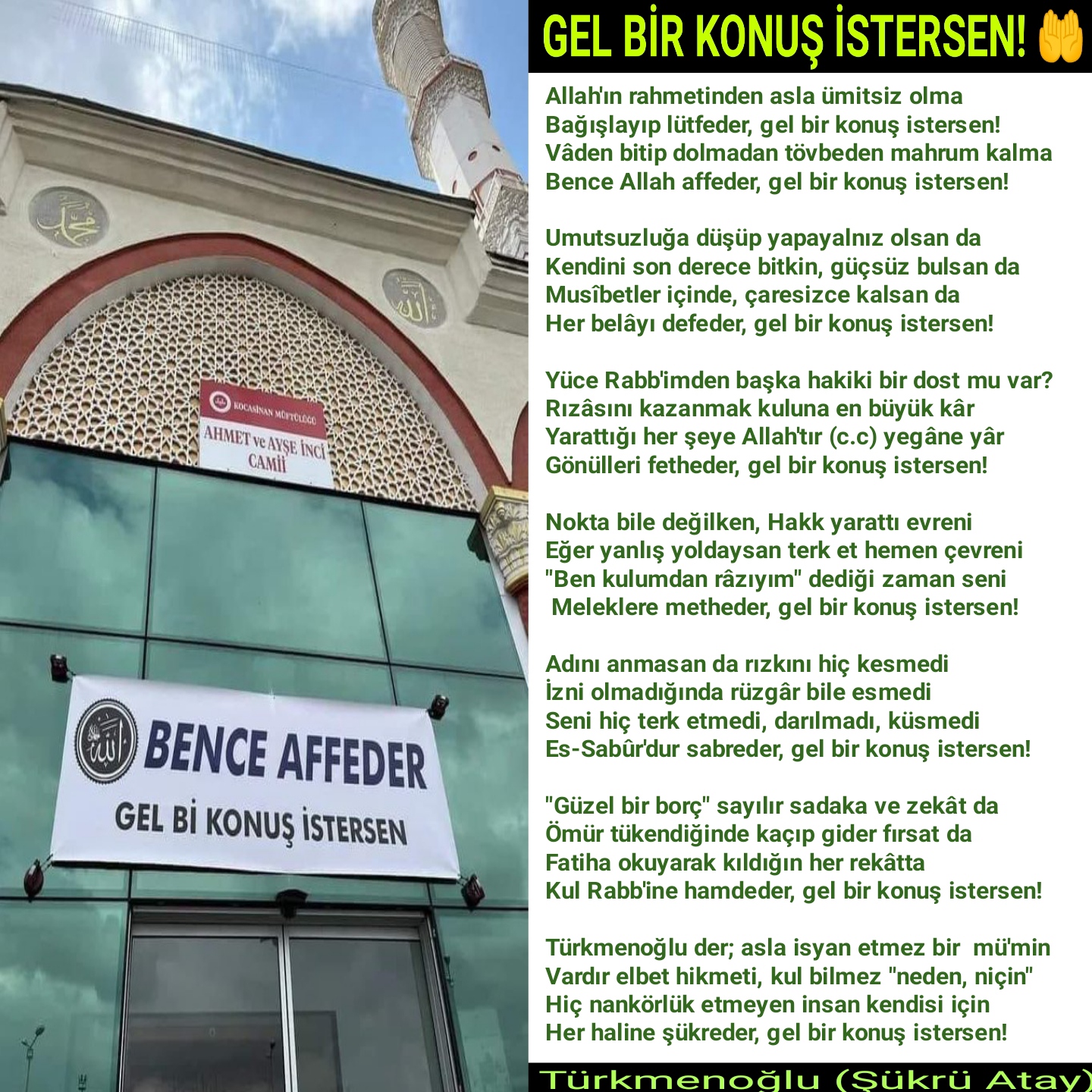 GEL BİR KONUŞ İSTERSEN!