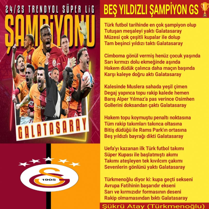 Beş Yıldızlı Şampiyon GS