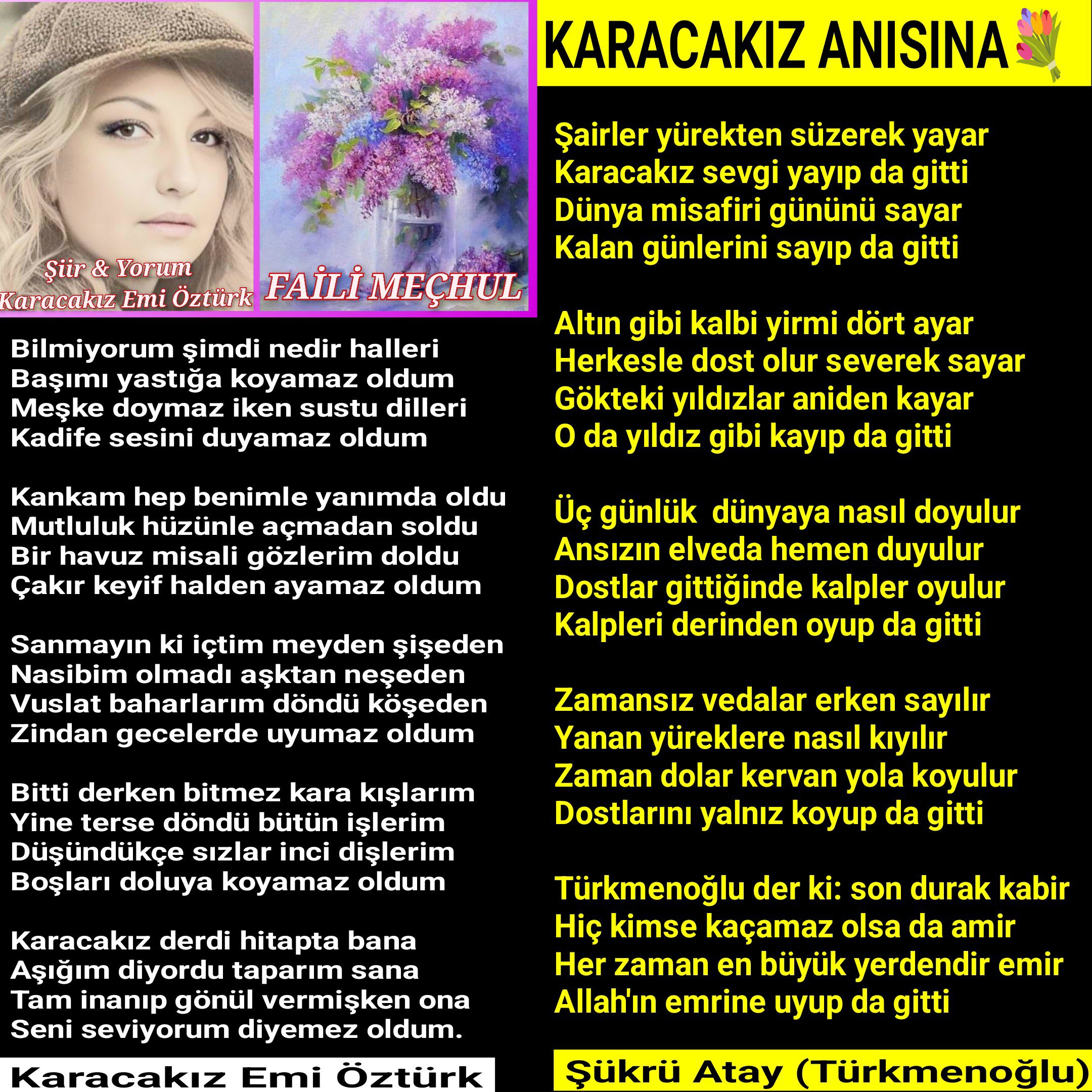Karacakız Anısına